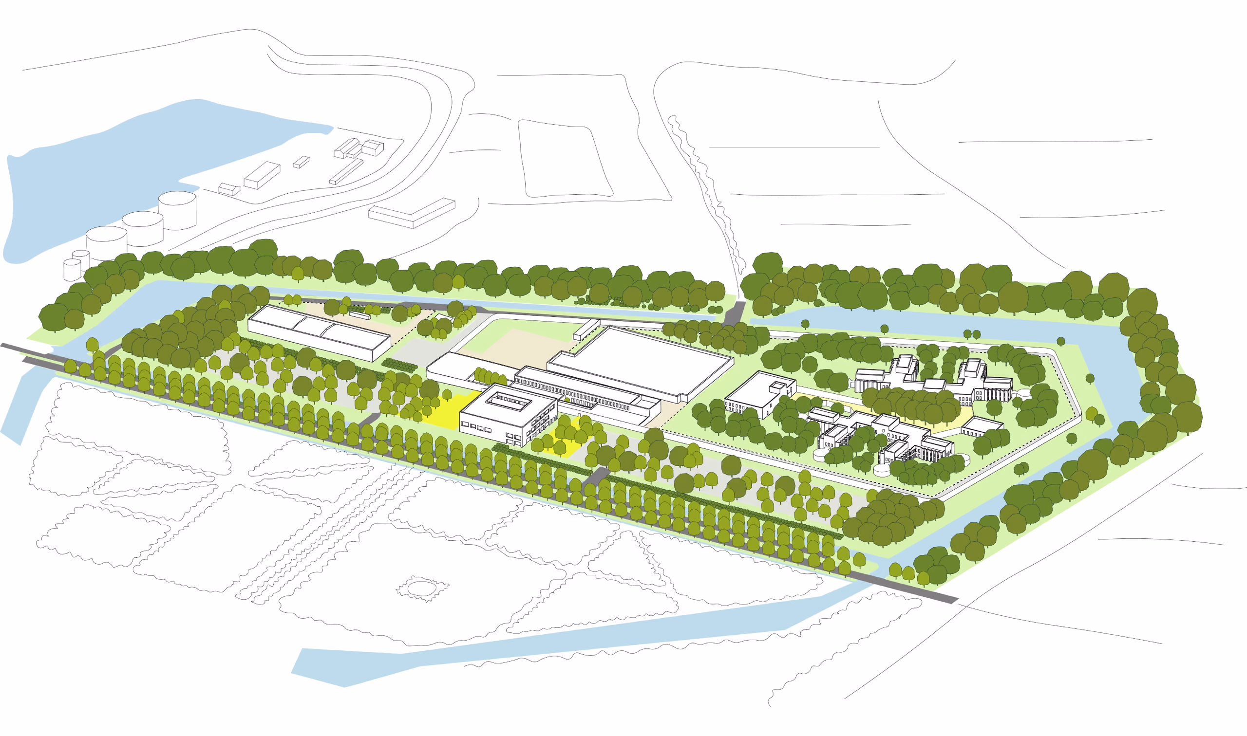 Illustratie ontwerp Justitieel Complex Vlissingen