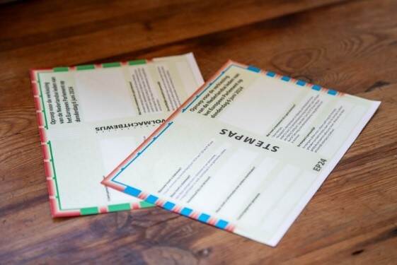 Afbeelding stempas verkiezingen